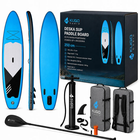 Pripučiama irklentė Deska Sup Paddle Board, 350 cm + priedai