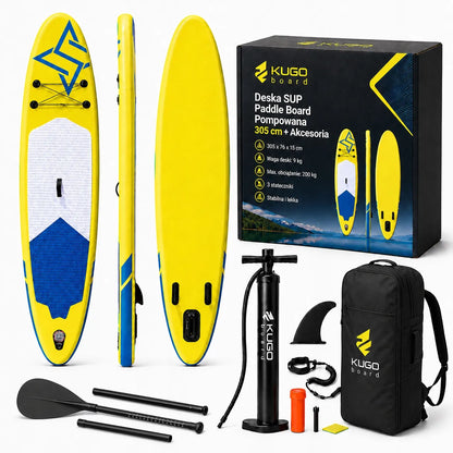 Pripučiama irklentė (SUP lenta) 305 cm su priedais