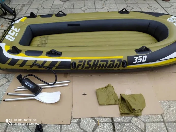 Pripučiama valtis Fishman 350, 305 x 136 cm, 340 kg