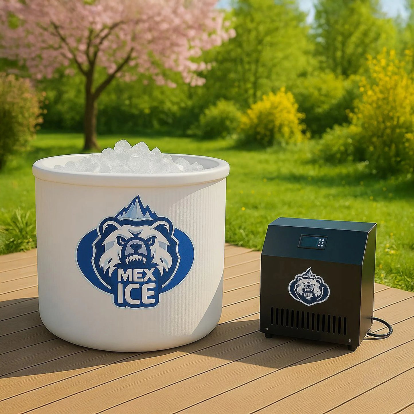 Pripučiamas ledo vonios baseinas „MEX ICE“, 460 l, regeneracijai ir krioterapijai, XL