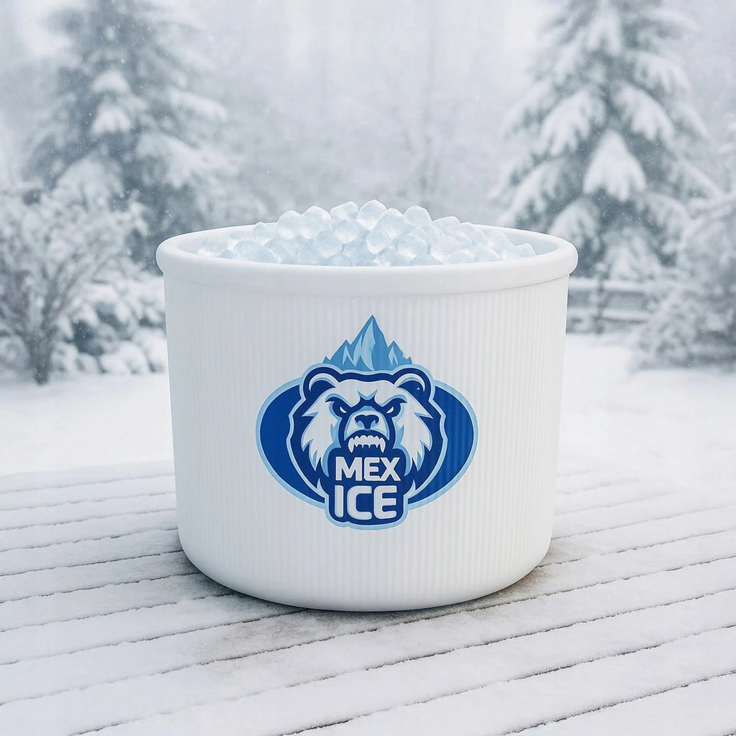 Pripučiamas ledo vonios baseinas „MEX ICE“, 460 l, regeneracijai ir krioterapijai, XL