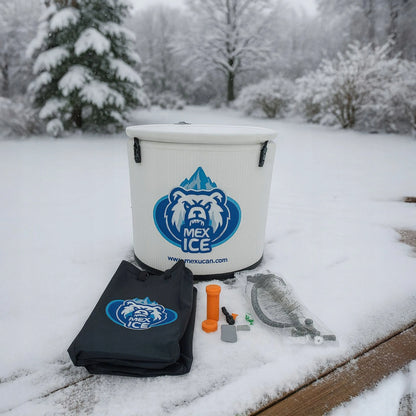 Pripučiamas ledo vonios baseinas „MEX ICE“, 460 l, regeneracijai ir krioterapijai, XL