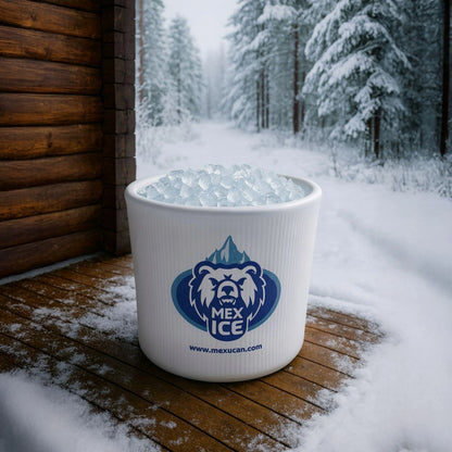 Pripučiamas ledo vonios baseinas „MEX ICE“, 460 l, regeneracijai ir krioterapijai, XL