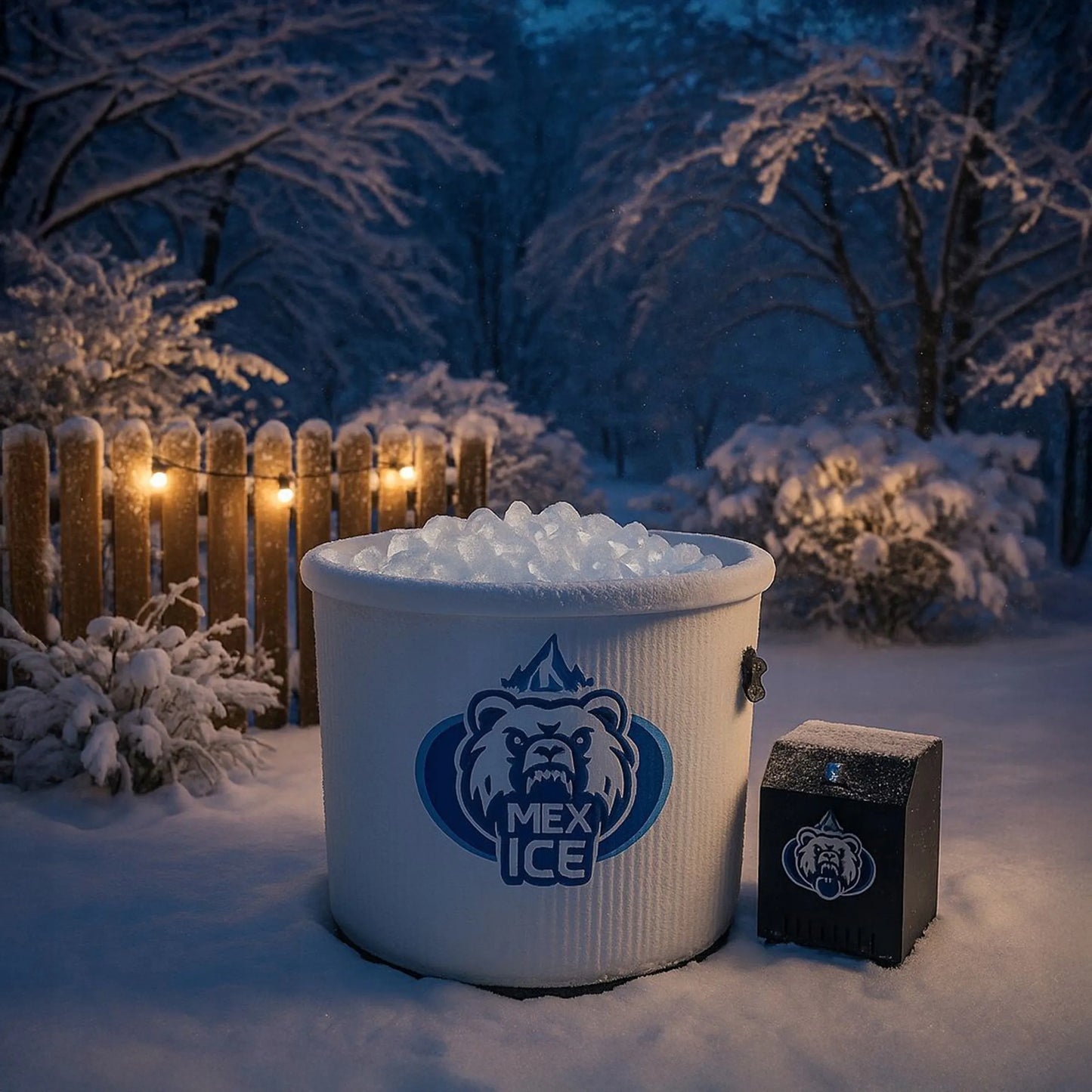 Pripučiamas ledo vonios baseinas „MEX ICE“, 460 l, regeneracijai ir krioterapijai, XL