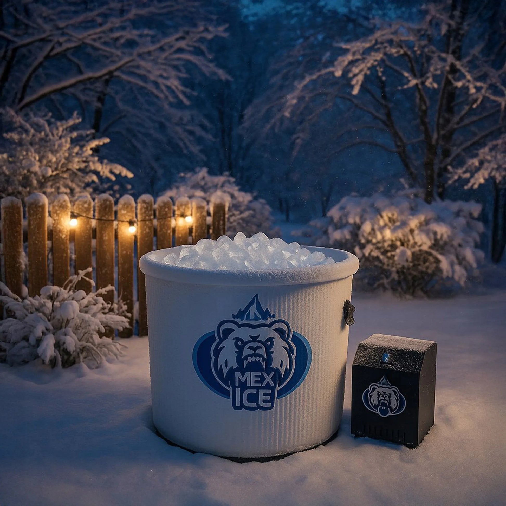 Pripučiamas ledo vonios baseinas „MEX ICE“, 460 l, regeneracijai ir krioterapijai, XL