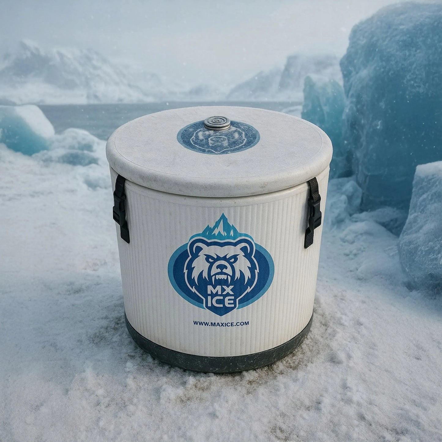 Pripučiamas ledo vonios baseinas „MEX ICE“, 460 l, regeneracijai ir krioterapijai, XL