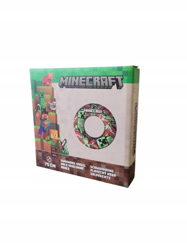 Pripučiamas pripučiamas Minecraft plaukimo ratas 75 cm