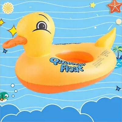 Pripučiamas vaikiškas plaustas-antis 75 cm – idealiai tinka baseinui