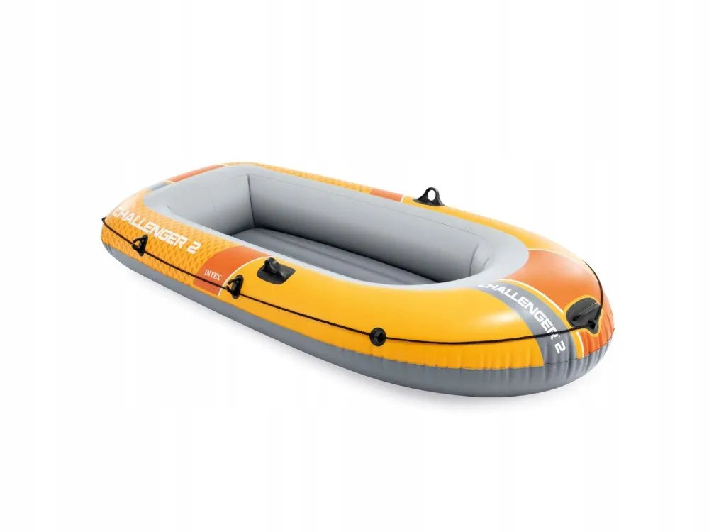 Pripučiamas valčių komplektas Intex Challenger 2 asmenims, pompa + irklai 66312, 2026 m. modelis