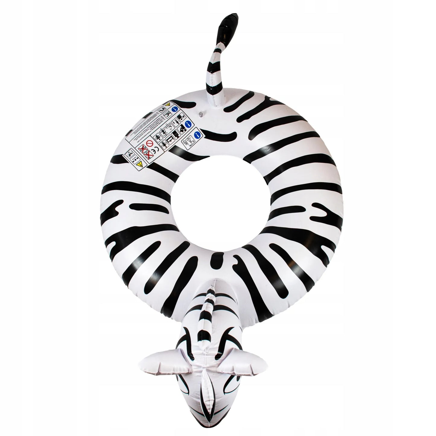 Pripučiamas zebras, XXL plaukimo ratas čiužinys