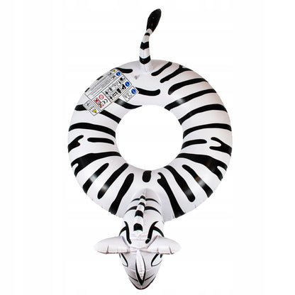 Pripučiamas zebras, XXL plaukimo ratas čiužinys