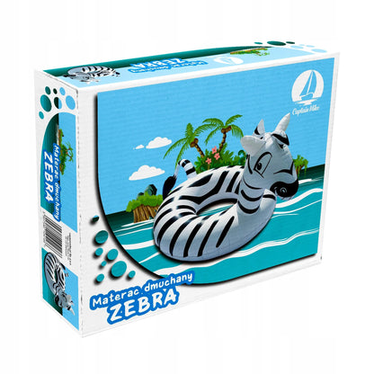 Pripučiamas zebras, XXL plaukimo ratas čiužinys