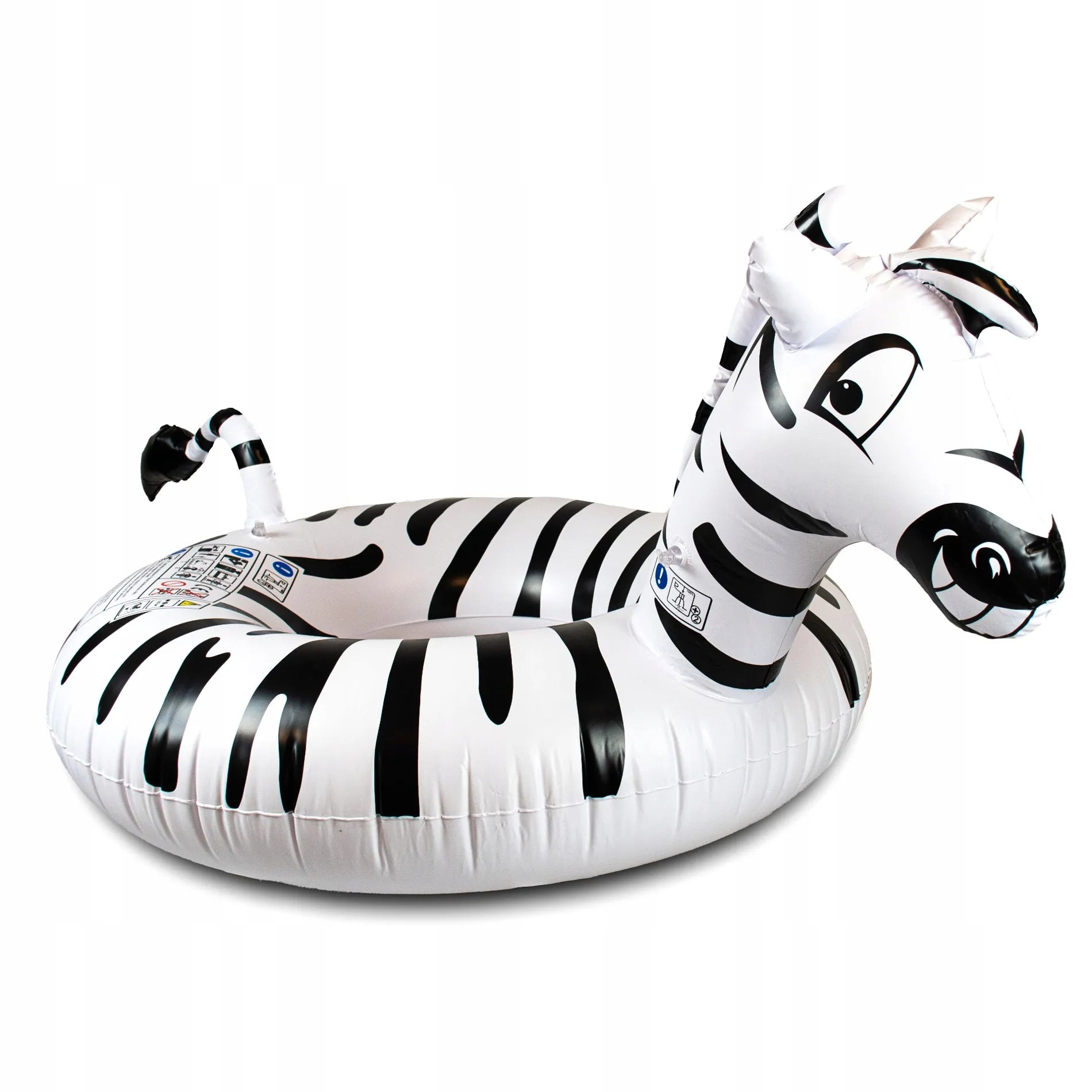Pripučiamas zebras, XXL plaukimo ratas čiužinys