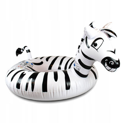 Pripučiamas zebras, XXL plaukimo ratas čiužinys
