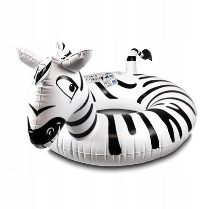 Pripučiamas zebras, XXL plaukimo ratas čiužinys