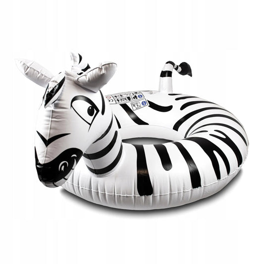 Pripučiamas zebras, XXL plaukimo ratas čiužinys