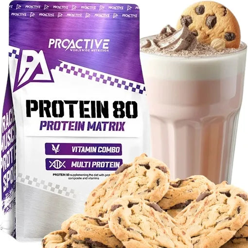 ProActive išrūgų baltymai WPC su vitaminais C ir B, sausainių skonio, 700 g