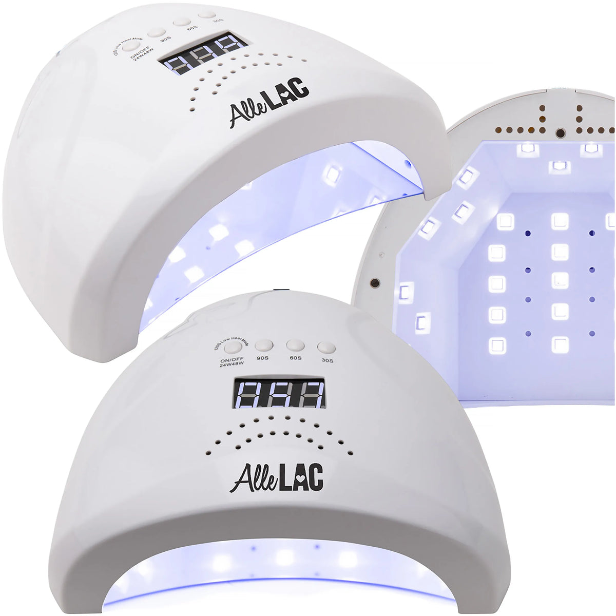 Profesionali AlleLac 1s 48 W UV/LED nagų lempa hibridiniams lakams, geliams ir akrigeliams