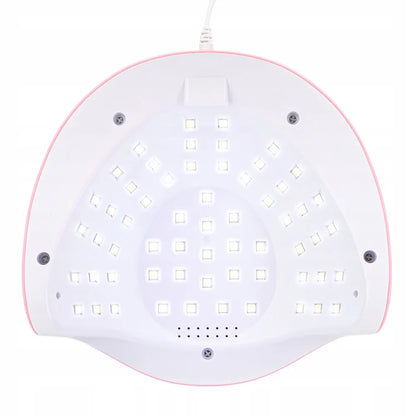 Profesionali AlleLac Y13 248 W UV/LED nagų lempa hibridiniam manikiūrui, rožinė