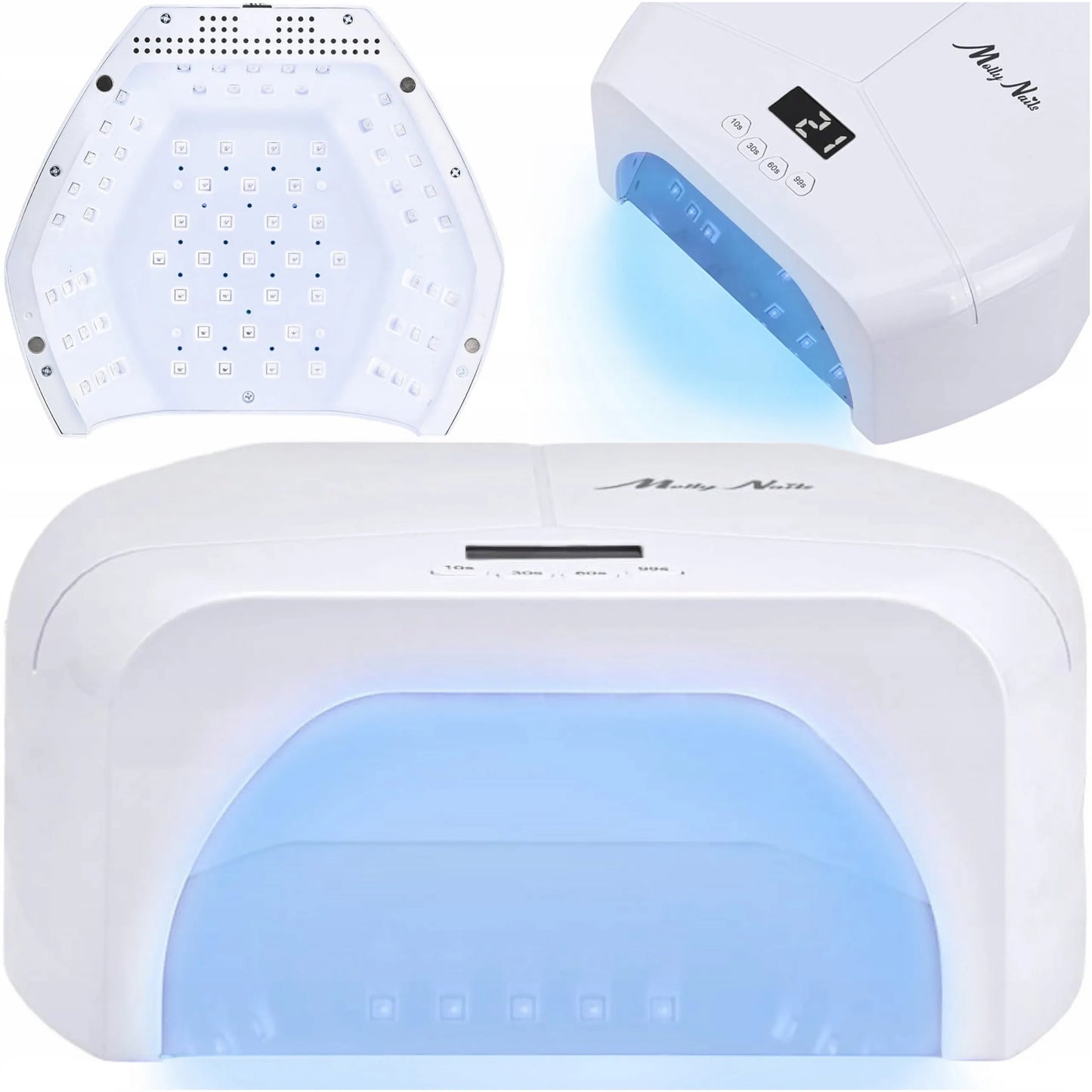 Profesionali Molly Nails BQ-L8 UV/LED nagų lempa, 298 W, skirta geliui