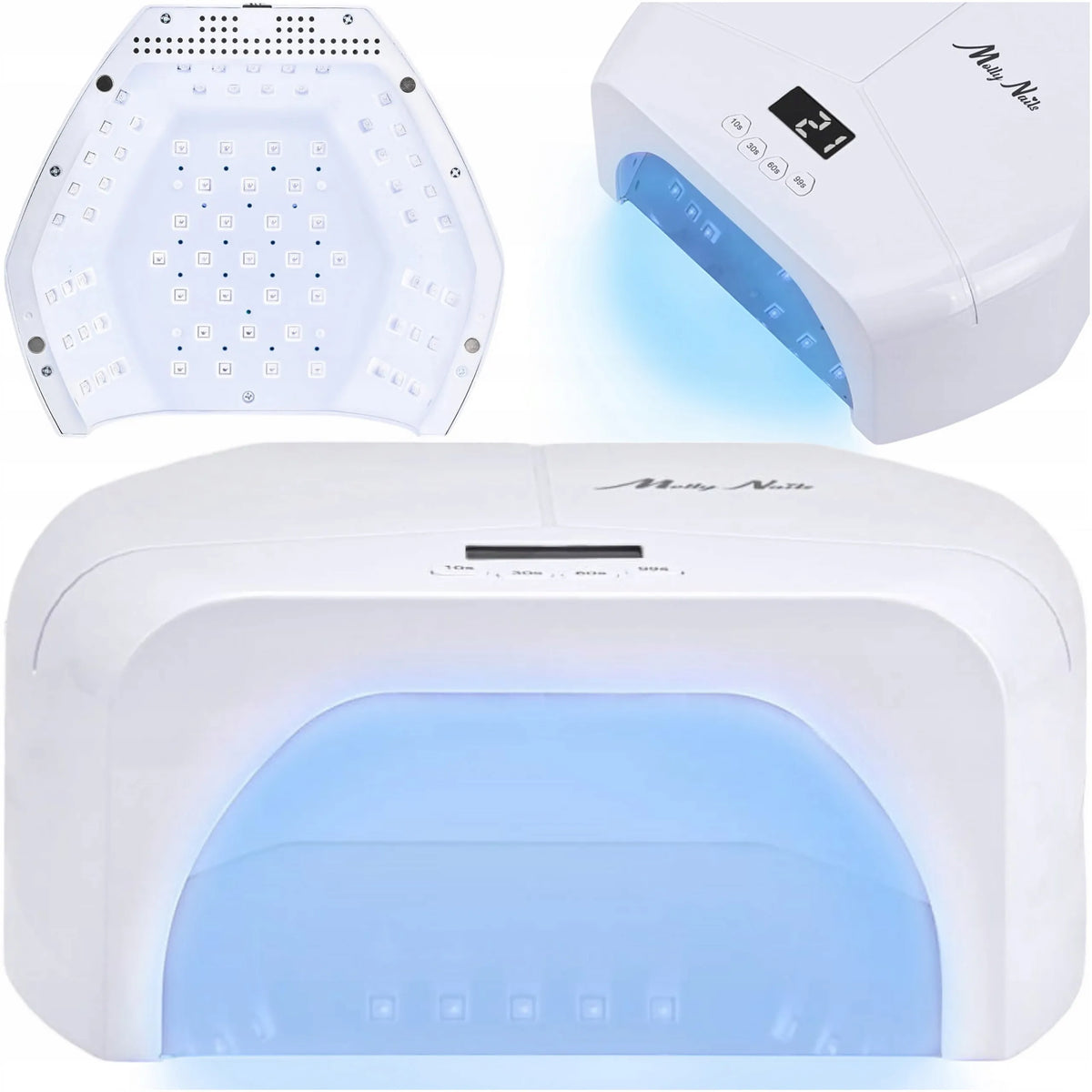Profesionali Molly Nails BQ-L8 UV/LED nagų lempa, 298 W, skirta geliui