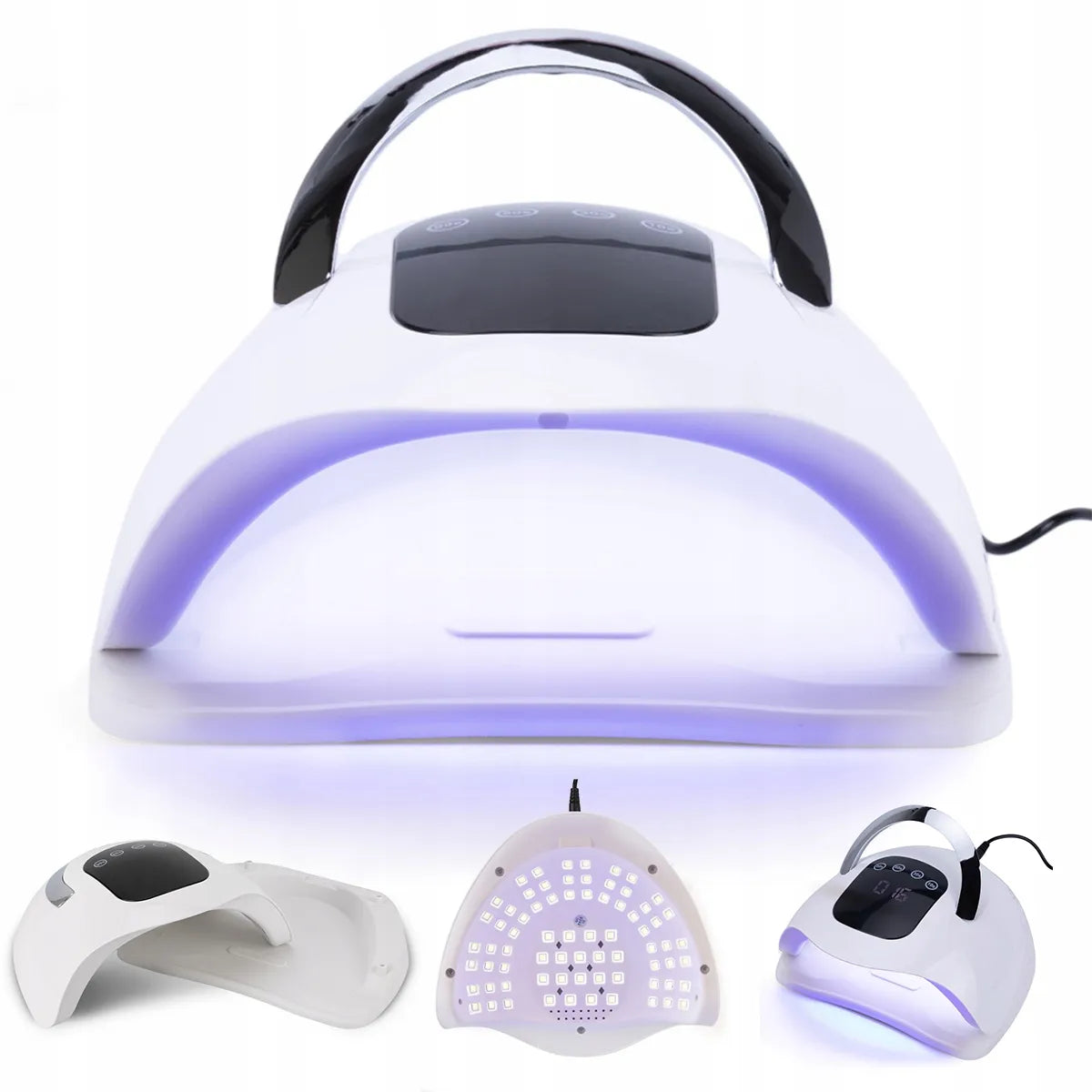 Profesionali UV/LED lempa nagams Allepaznokcie X19 MAX 258 W geliniam lakui ir geliui