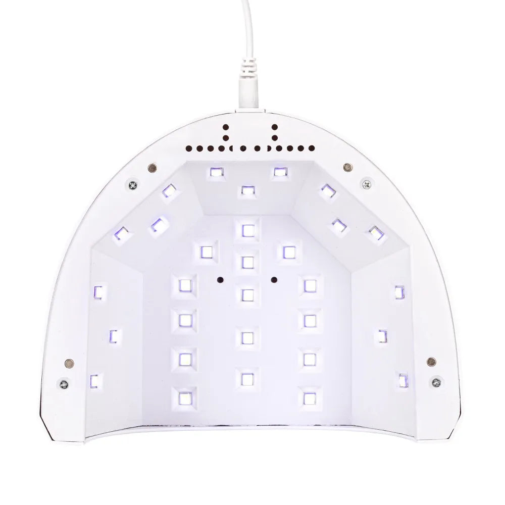 Profesionali UV/LED nagų lempa Molly Nails SUN 1S PRO 48 W, balta