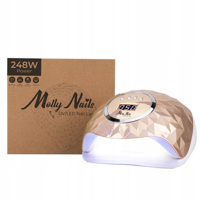 Profesionali UV/LED nagų lempa Molly Nails Y13, 248 W, skirta geliniam lakui