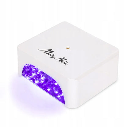 Profesionali veidrodinė UV/LED lempa MOLLY NAILS V10BAT 36 W hibridiniam lakui