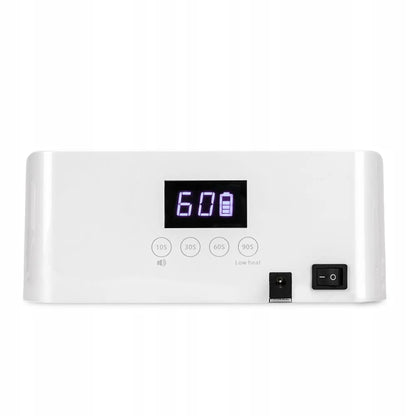 Profesionali veidrodinė UV/LED lempa MOLLY NAILS V10BAT 36 W hibridiniam lakui