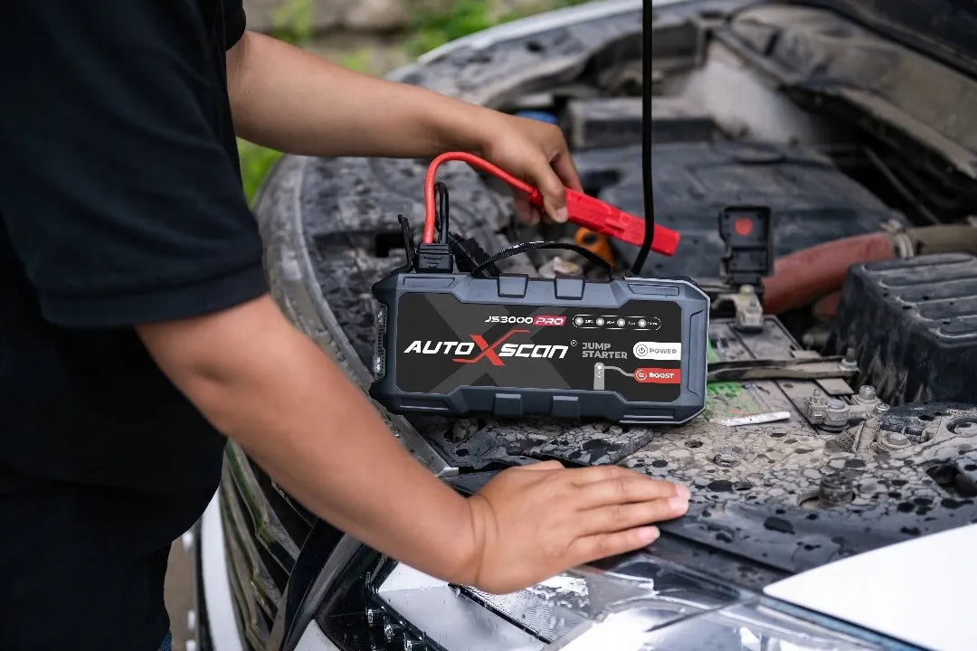 Profesionalus automobilinis starteris ir „Power Bank“ AUTOXSCAN 12V 3000A 24000mAh