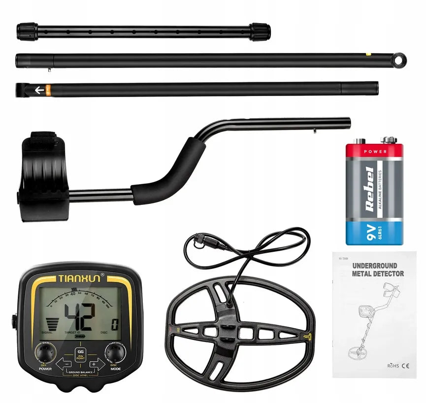 PROFESIONALUS METALO, AUKSO, SIDABRO DETEKTORIUS TX-850