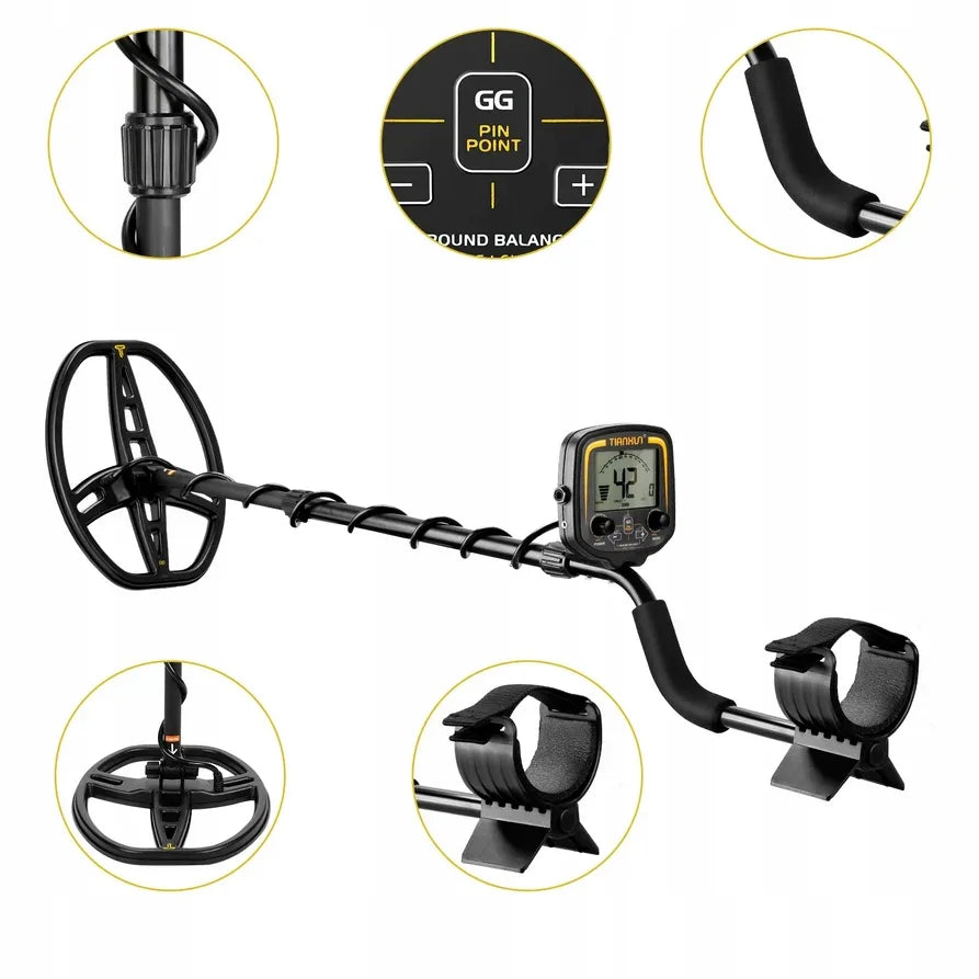 PROFESIONALUS METALO, AUKSO, SIDABRO DETEKTORIUS TX-850