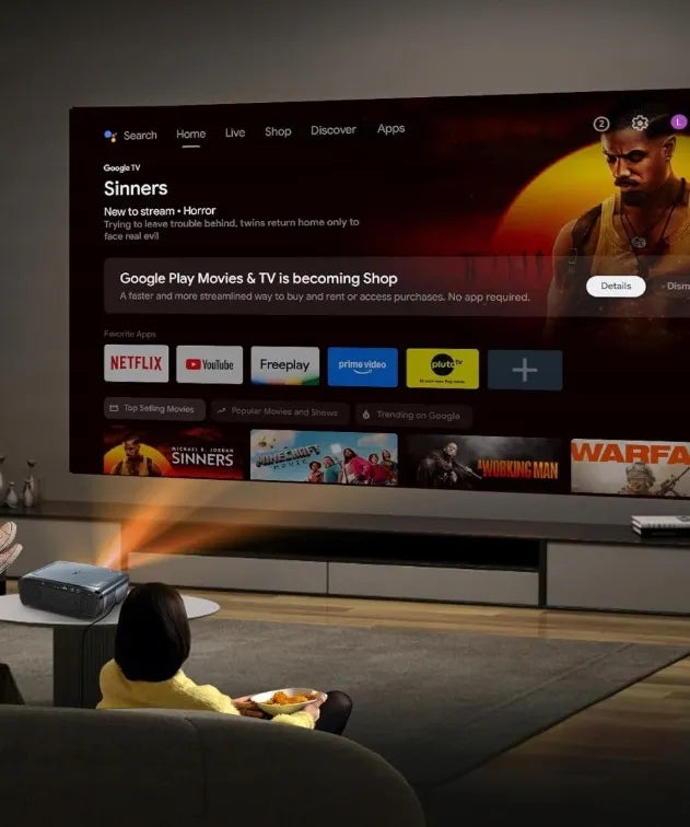 Projektorius VIZIO TECH A9G Ultra 1650Ansi GoogleTV FullHD 4K Dolby WIFI 6 BT