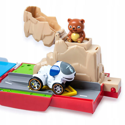 „Psi Patrol“ patruliavimo sunkvežimis „Paw Patroller“ 2 viename su automobiliukų paleidimo įrenginiu