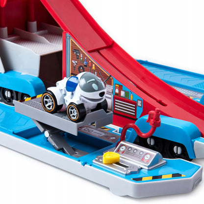 „Psi Patrol“ patruliavimo sunkvežimis „Paw Patroller“ 2 viename su automobiliukų paleidimo įrenginiu
