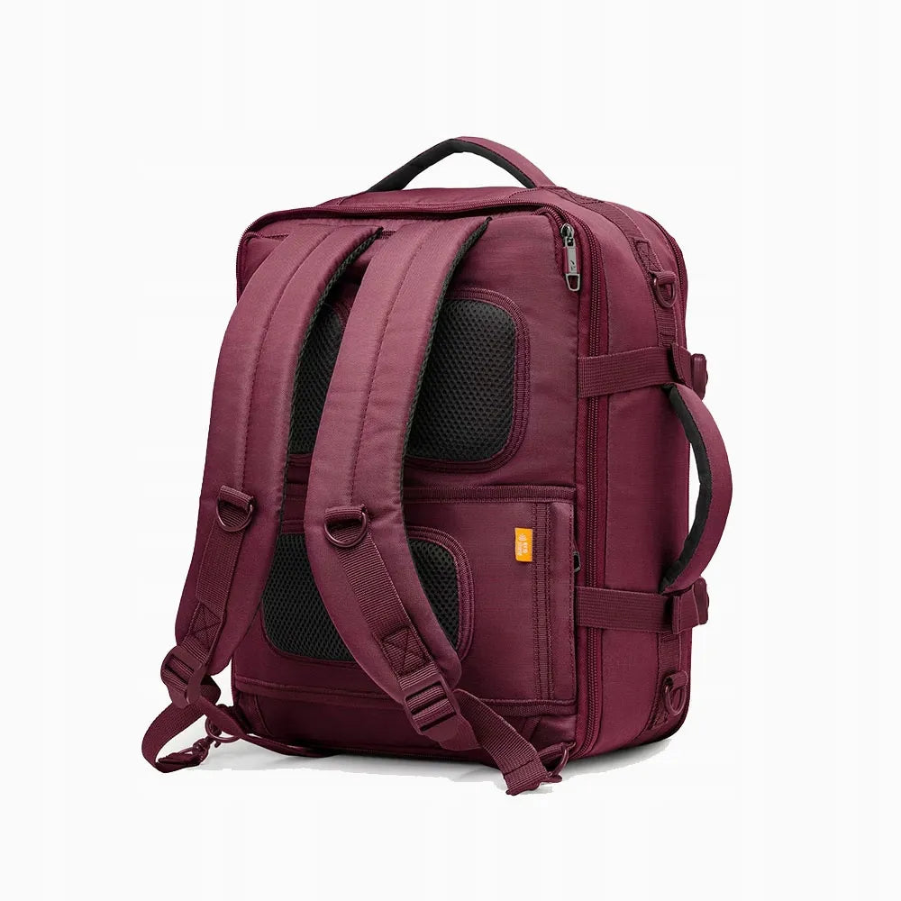 PUCCINI Easy Pack PM90172-3B bordo kelioninė kuprinė-krepšys, 24 l