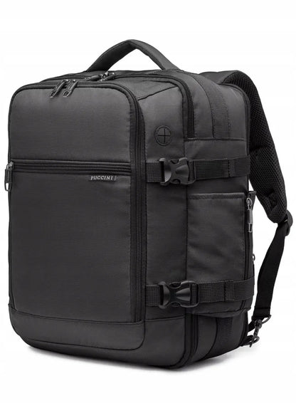 Puccini kelioninė kuprinė į lėktuvą Easy Pack Plus M - juoda