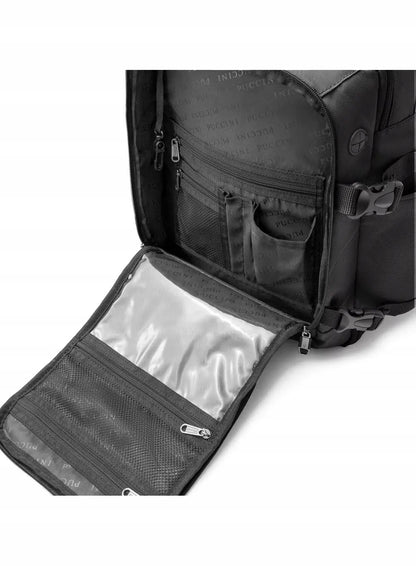 Puccini kelioninė kuprinė į lėktuvą Easy Pack Plus M - juoda