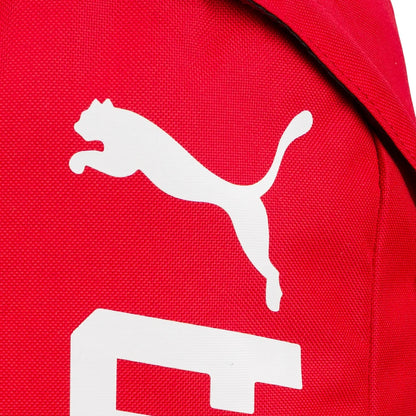 PUMA raudona sportinė mokyklinė kuprinė treniruotėms ir kelionėms 21L