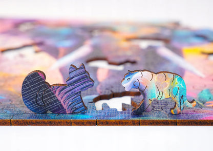 „Puzzled“ medinė dėlionė „Dramblys“, 145 dalių, MDF, unikalios formos