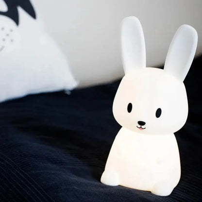 Rabbit Maxi Silikoninė Naktinė Lempa RGB su Pulteliu