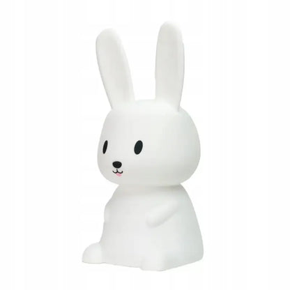 Rabbit Maxi Silikoninė Naktinė Lempa RGB su Pulteliu