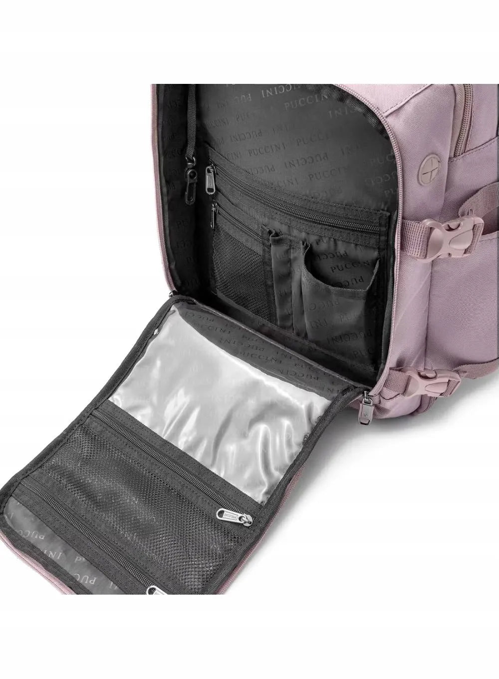 Rankinio bagažo kuprinė Puccini Easy Pack Plus M – rožinė