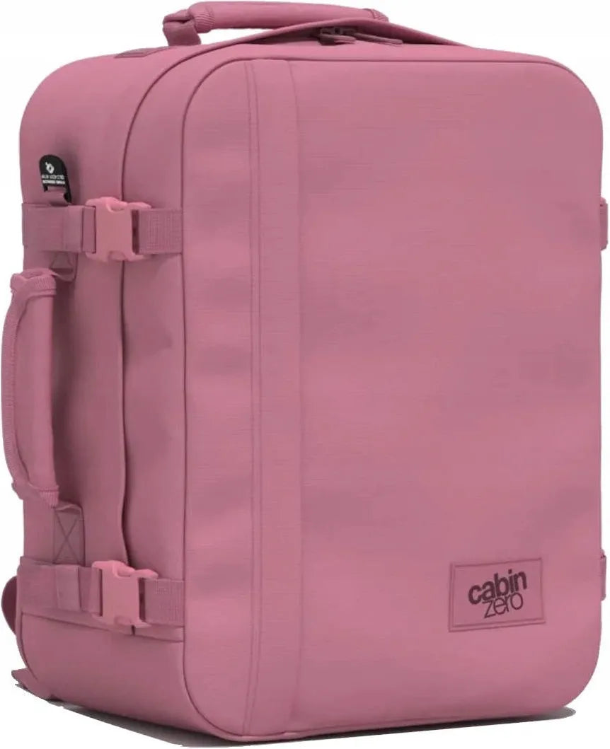 Rankinis bagažas kuprinė skirta Wizzair Cabin Zero Rosa Rosa