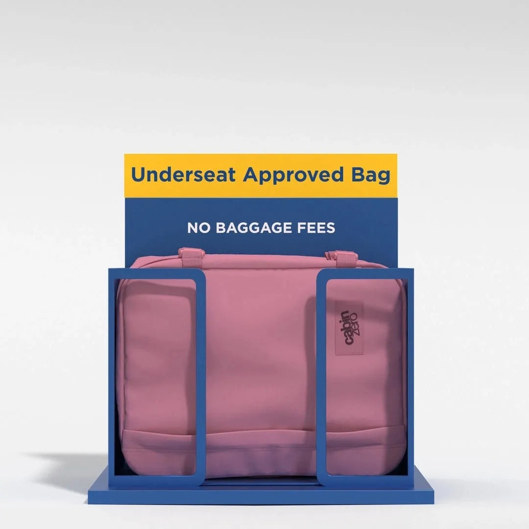 Rankinis bagažas kuprinė skirta Wizzair Cabin Zero Rosa Rosa