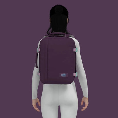 Rankinis bagažas kuprinė Wizzair Cabin Zero Classic 28L Midnight Purple