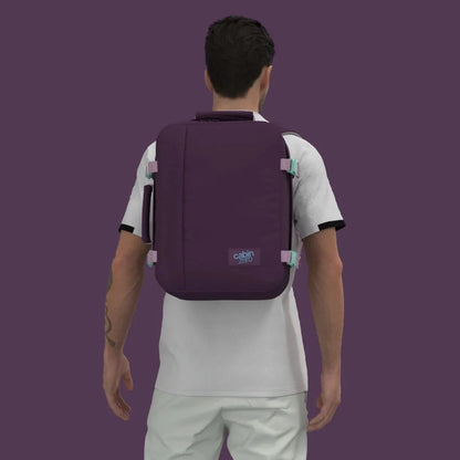 Rankinis bagažas kuprinė Wizzair Cabin Zero Classic 28L Midnight Purple