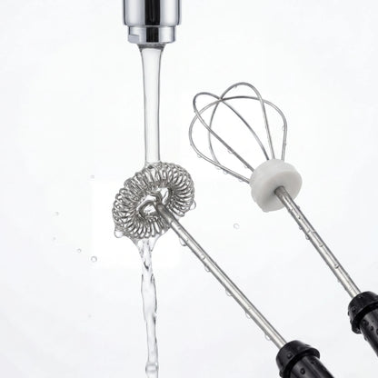 Rankinis elektrinis pieno plakiklis, kavos ir kiaušinių plaktuvas, USB 2in1