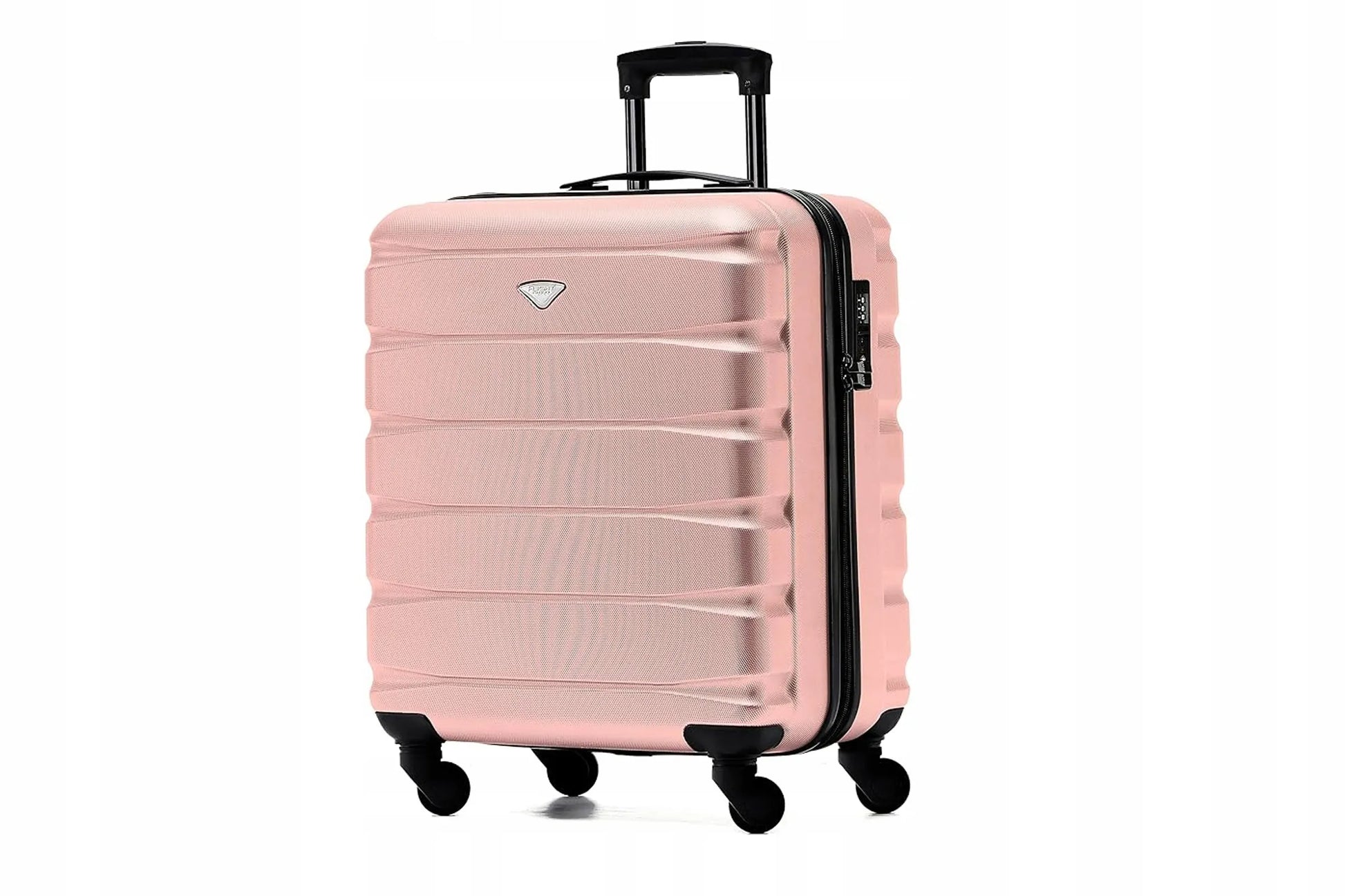 Rankinis lagaminas Flight Knight ABS rožinis 58L 56x45x25 cm, skirtas easyJet ir BA